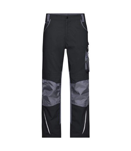 Pantalon De Travail Homme Noir Carbone James And Nicholson