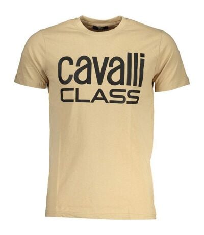 T-shirt Motif/style Vif Homme Beige Cavalli Class