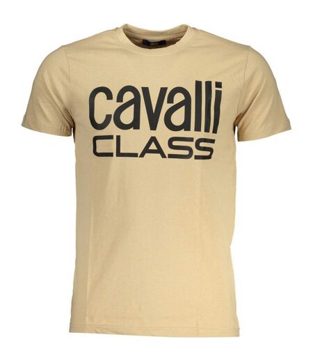 T-shirt Motif/style Vif Homme Beige Cavalli Class