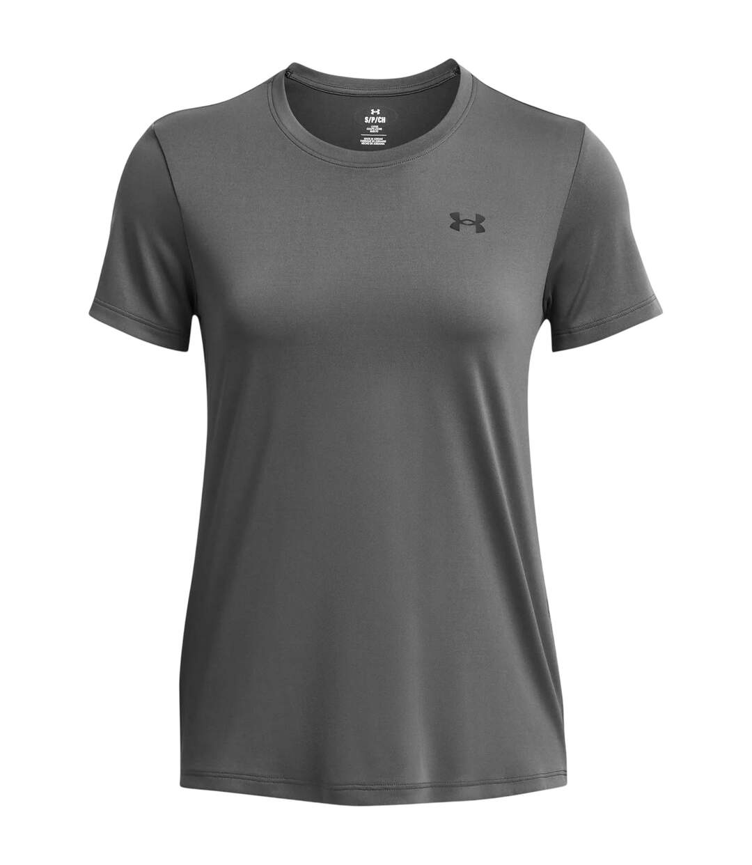 T-shirt Tech Femme Gris Foncé Noir Under Armour-1