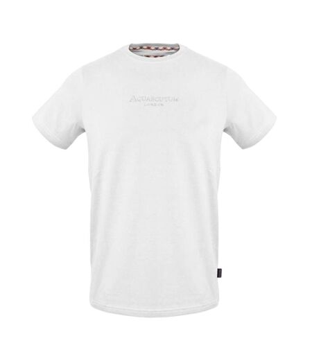 T-shirt Motif/style Logo Homme Blanc Aquascutum