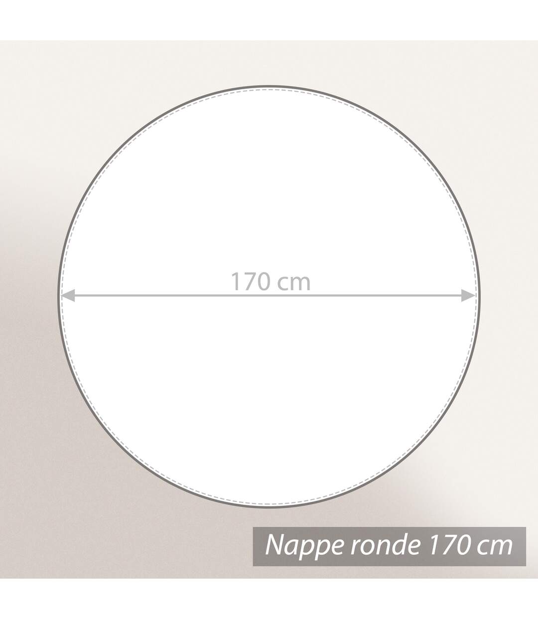 Nappe coton enduite KIM Rond-5