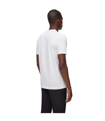 T-shirt Style Impression De Photo Homme Blanc Boss