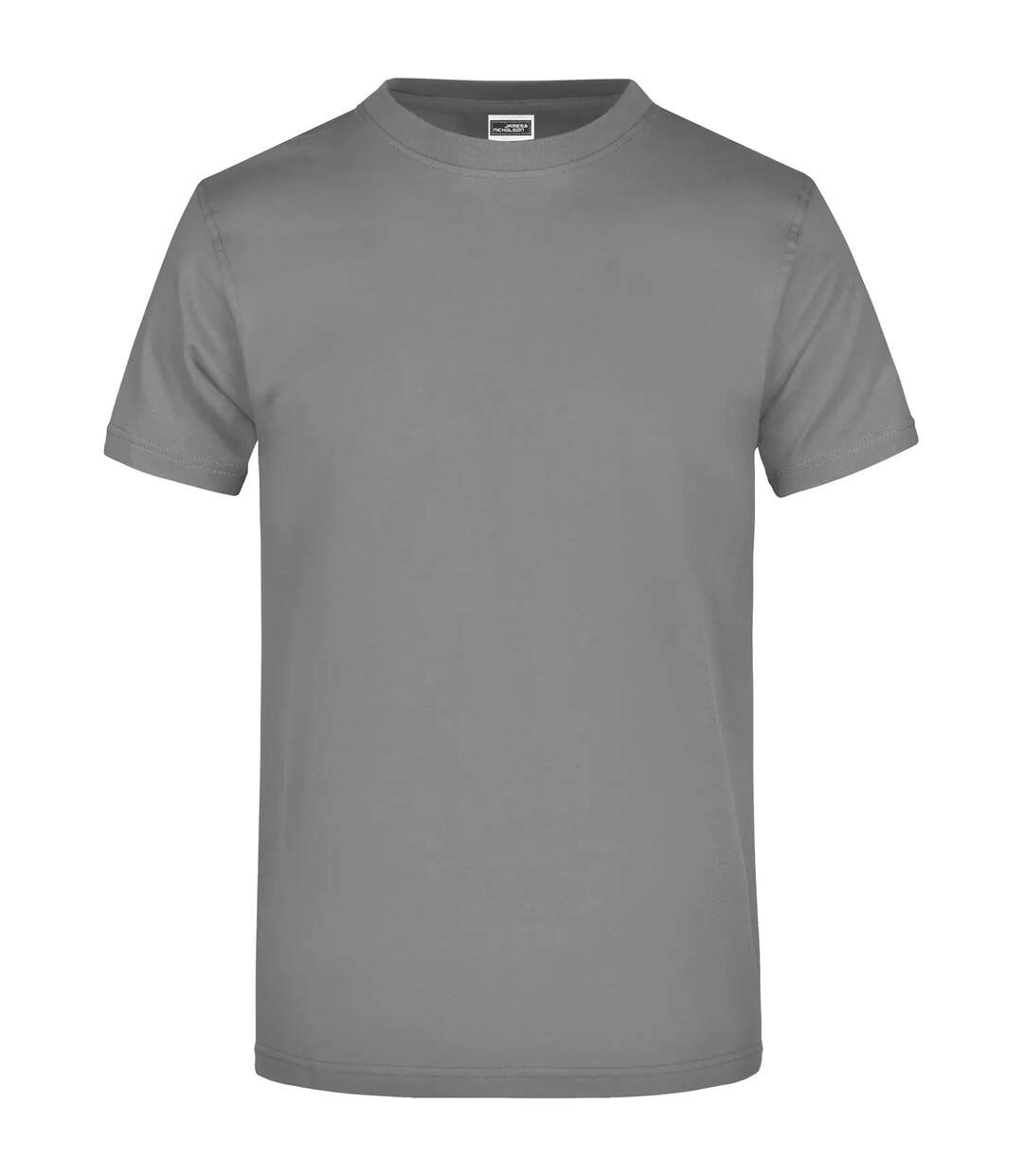 T-shirt Adulte Gris Foncé Uni James And Nicholson-1