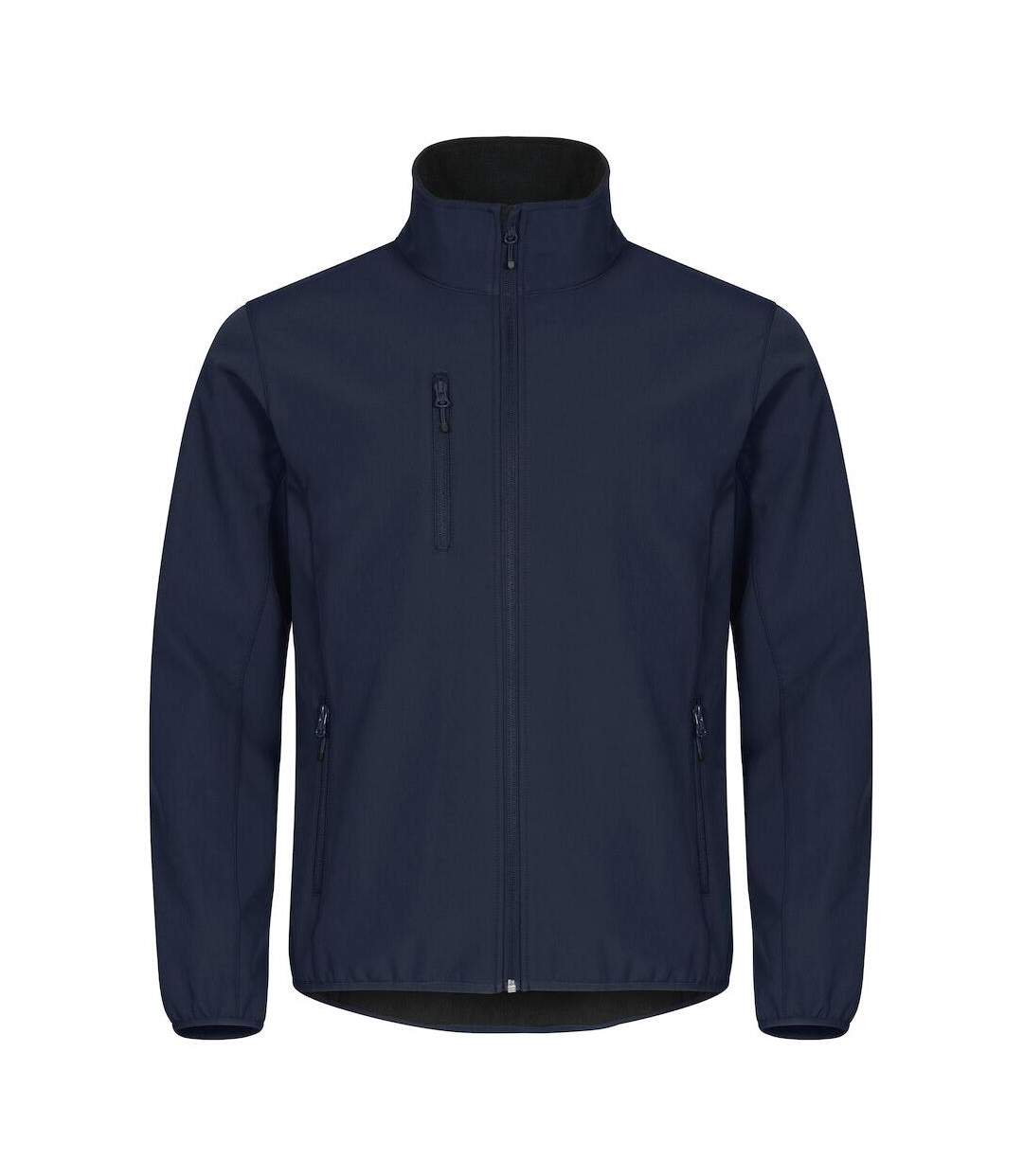 Mens Classic Soft Shell Jacket Royal Blue Clique-1