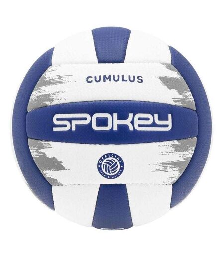 Ballon De Volley-ball Cumulus Pro Taille 5 Blanc Bleu Spokey
