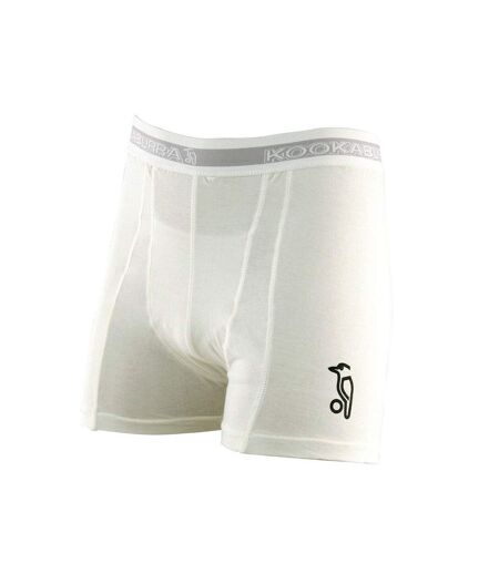 Mens jock shorts white/blue Kookaburra