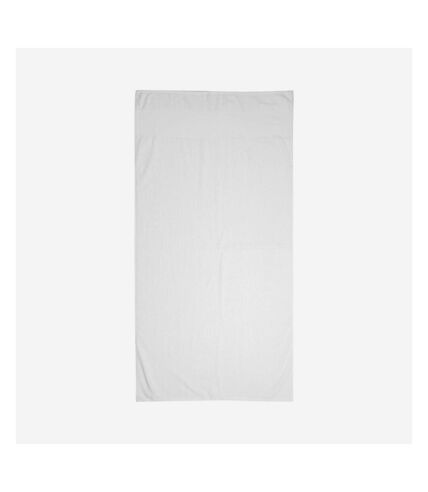 Towel City Serviette de bain à bordures imprimables (Blanc) - UTPC3890