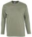 T-shirt manches longues HOMME - 11420 - vert kaki