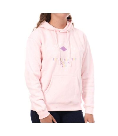 Sweat à capuche rose femme lee cooper octavi - l
