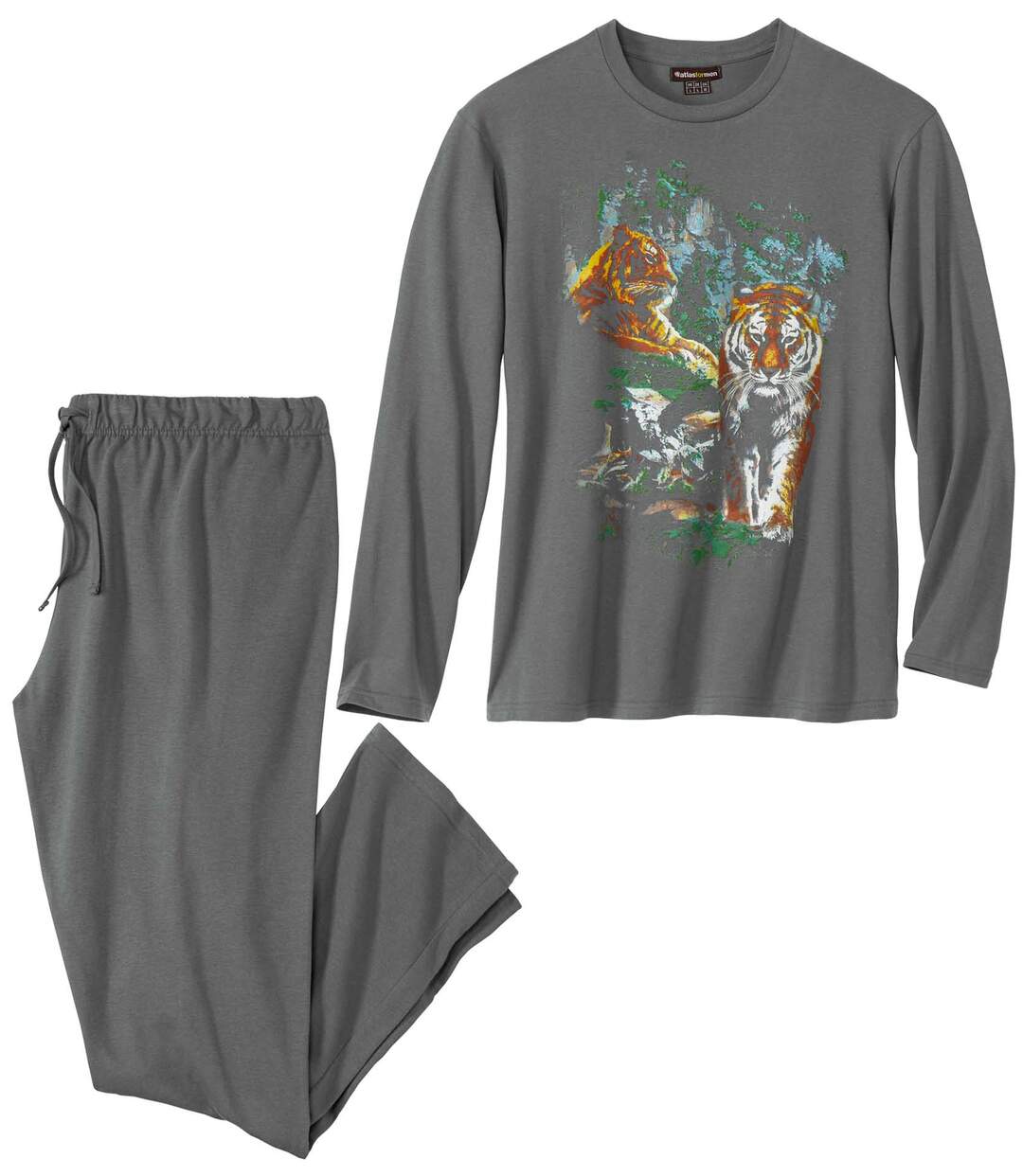 Mens tiger print pajamas sale