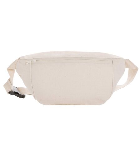 Impact aware recycled canvas undyed waist bag one size off white XD Collection