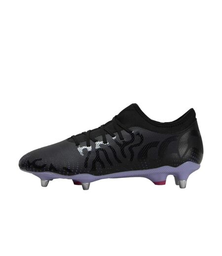 Chaussures de rugby pour terrain mou speed infinite team adulte noir / violet Canterbury