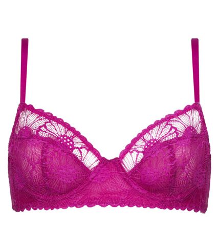 Soutien-gorge emboitant en tulle et dentelle Fais-moi une fleur