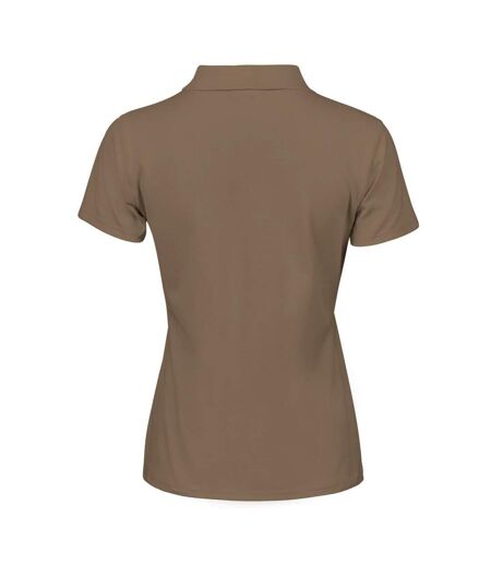 Womens/ladies Luxury Stretch Polo Shirt Wood Tee Jays