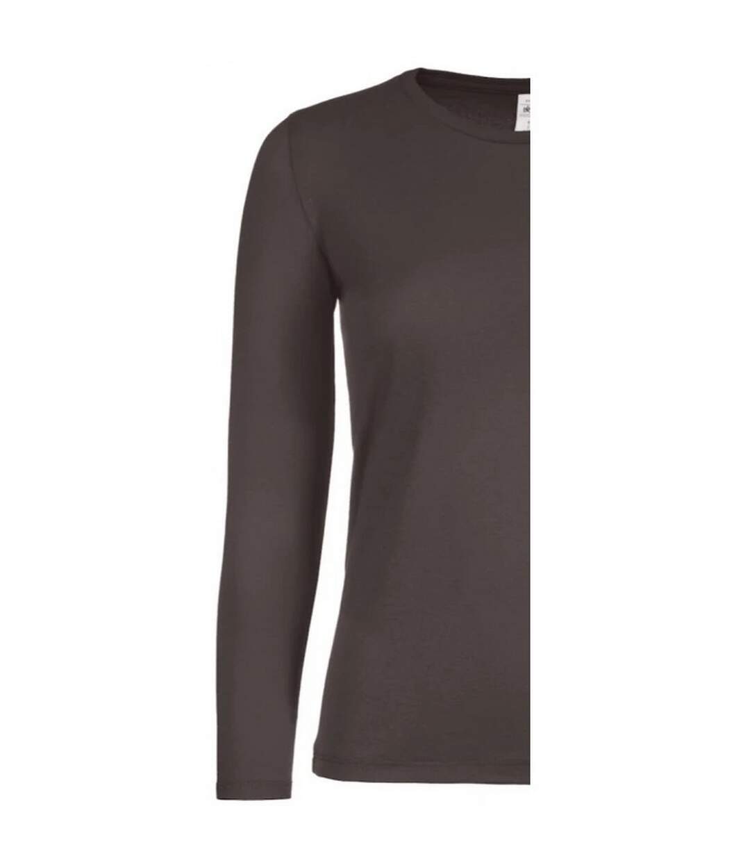 T-shirt Manches Longues #e150 Femme Marron B&C-2