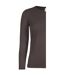 T-shirt Manches Longues #e150 Femme Marron B&C-2