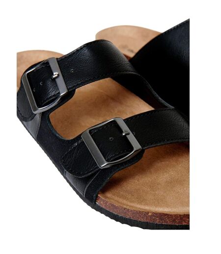 Claquettes Atticus Homme Noir Threadbare