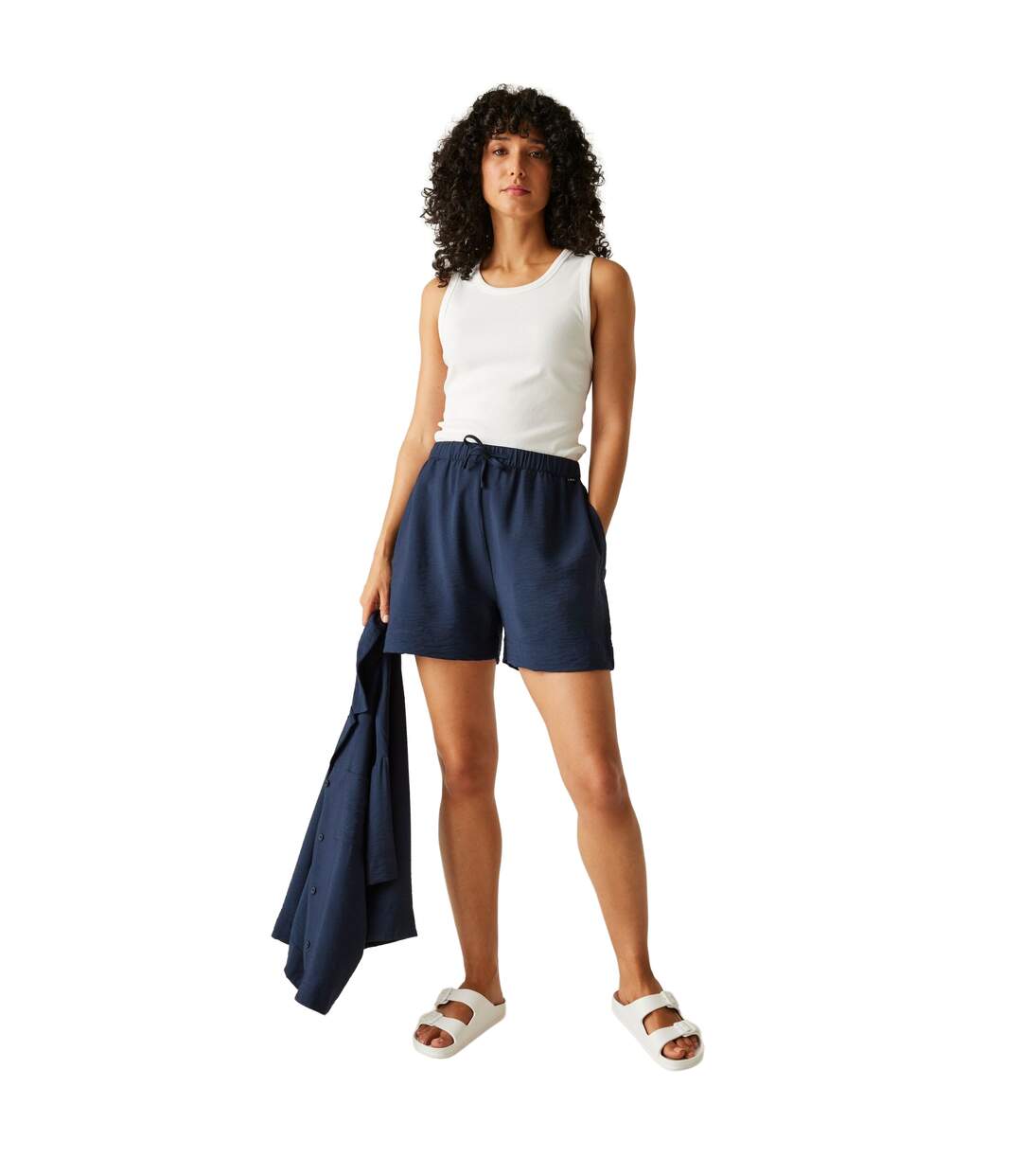 Short Salise Femme Bleu Marine Regatta-4