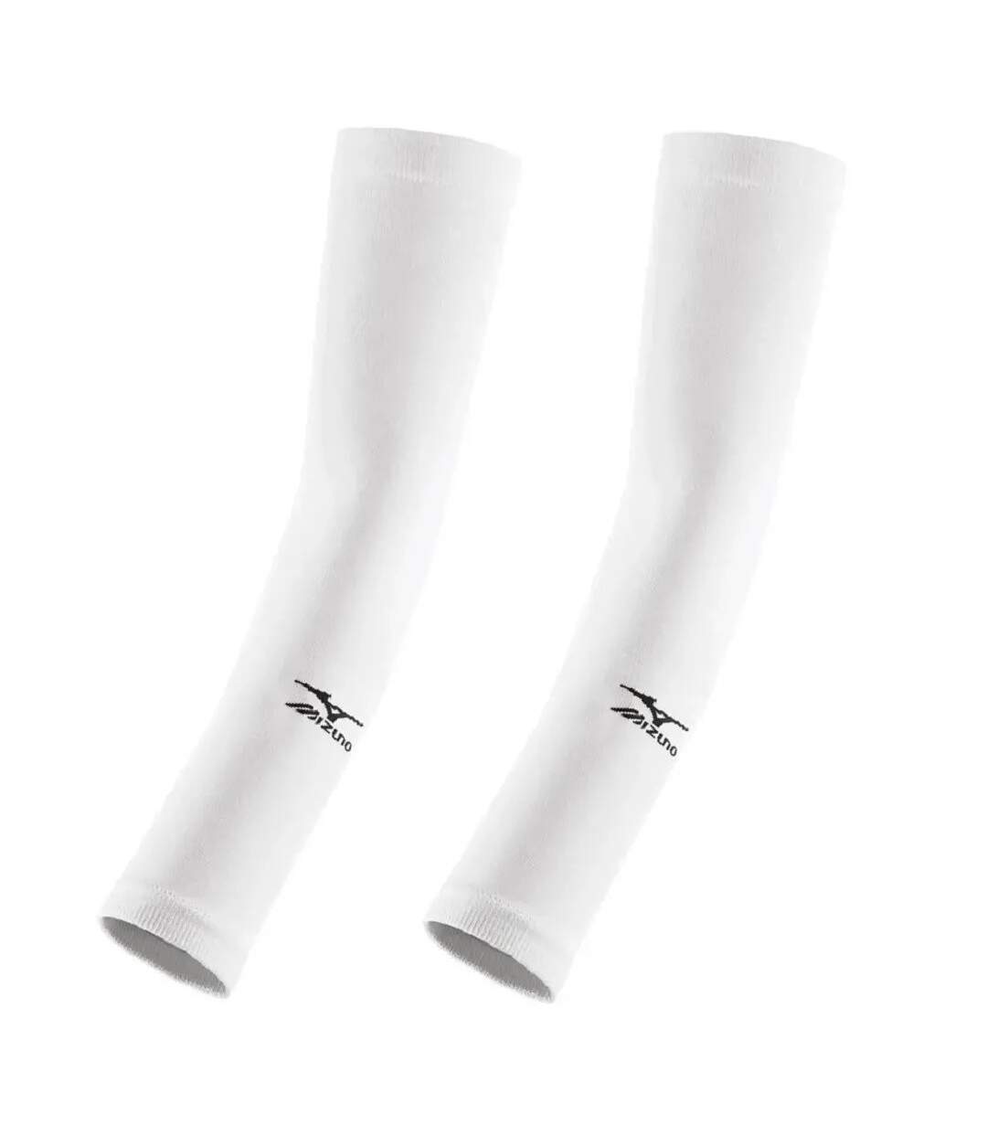 Manchons De Bras Volley-ball Motif/style Logo Homme Blanc Mizuno-1