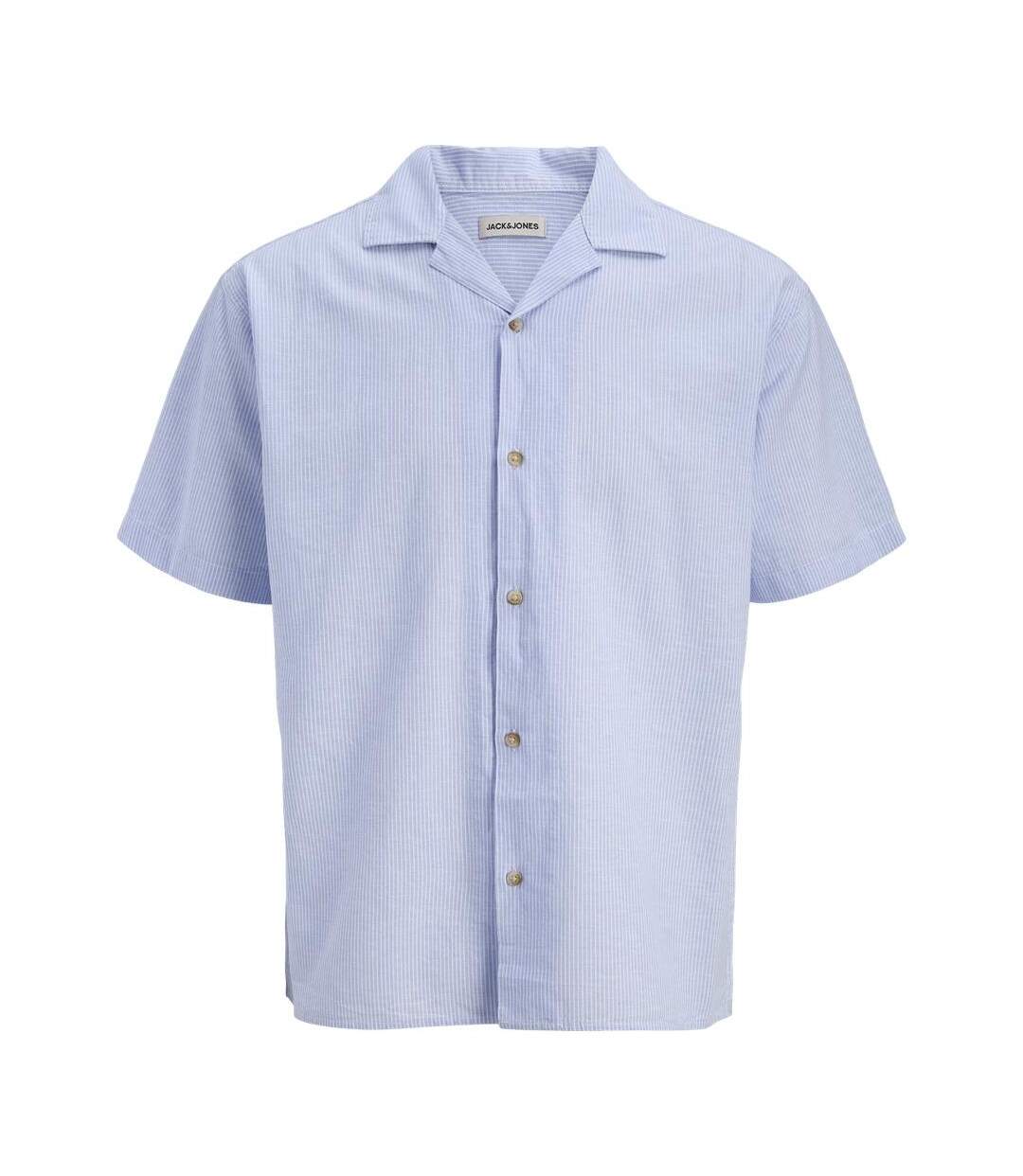 Chemise bleu homme jack & jones whsummer-1