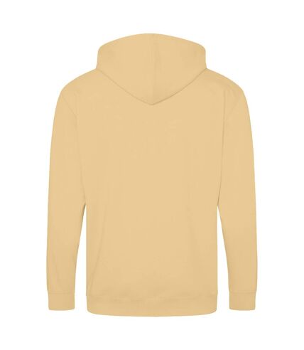 Awdis Plain Mens Hooded Sweatshirt / Hoodie / Zoodie (Sand)