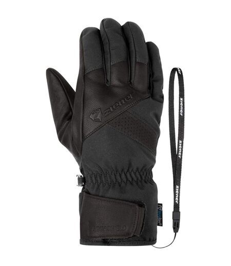 Unisex Adult Getter Leather Ski Gloves Black Ziener