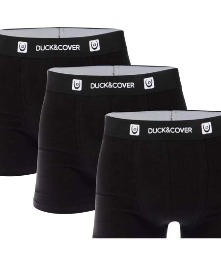 Pack of 3  Mens villani boxer shorts  black Duck and Cover