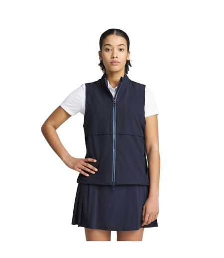 Womens/ladies Performance Sleeveless Golf Gilet Navy Blazer Puma