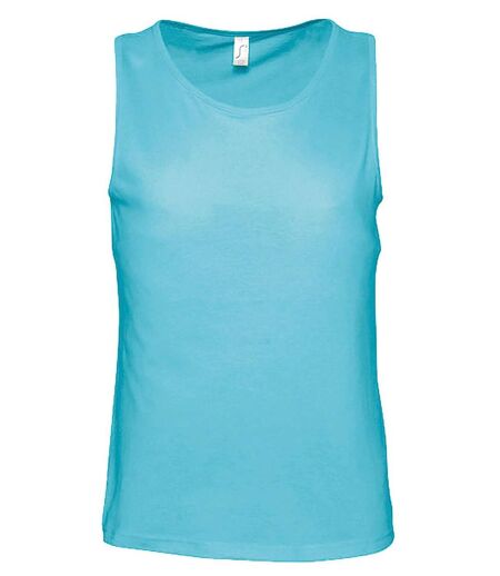 t-shirt débardeur pour homme - 11465 - bleu atoll