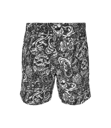 Short De Bain Homme Blanc Noir Urban Classics