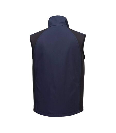 Mens Wx2 Eco 2 Layer Softshell Body Warmer Dark Navy Portwest