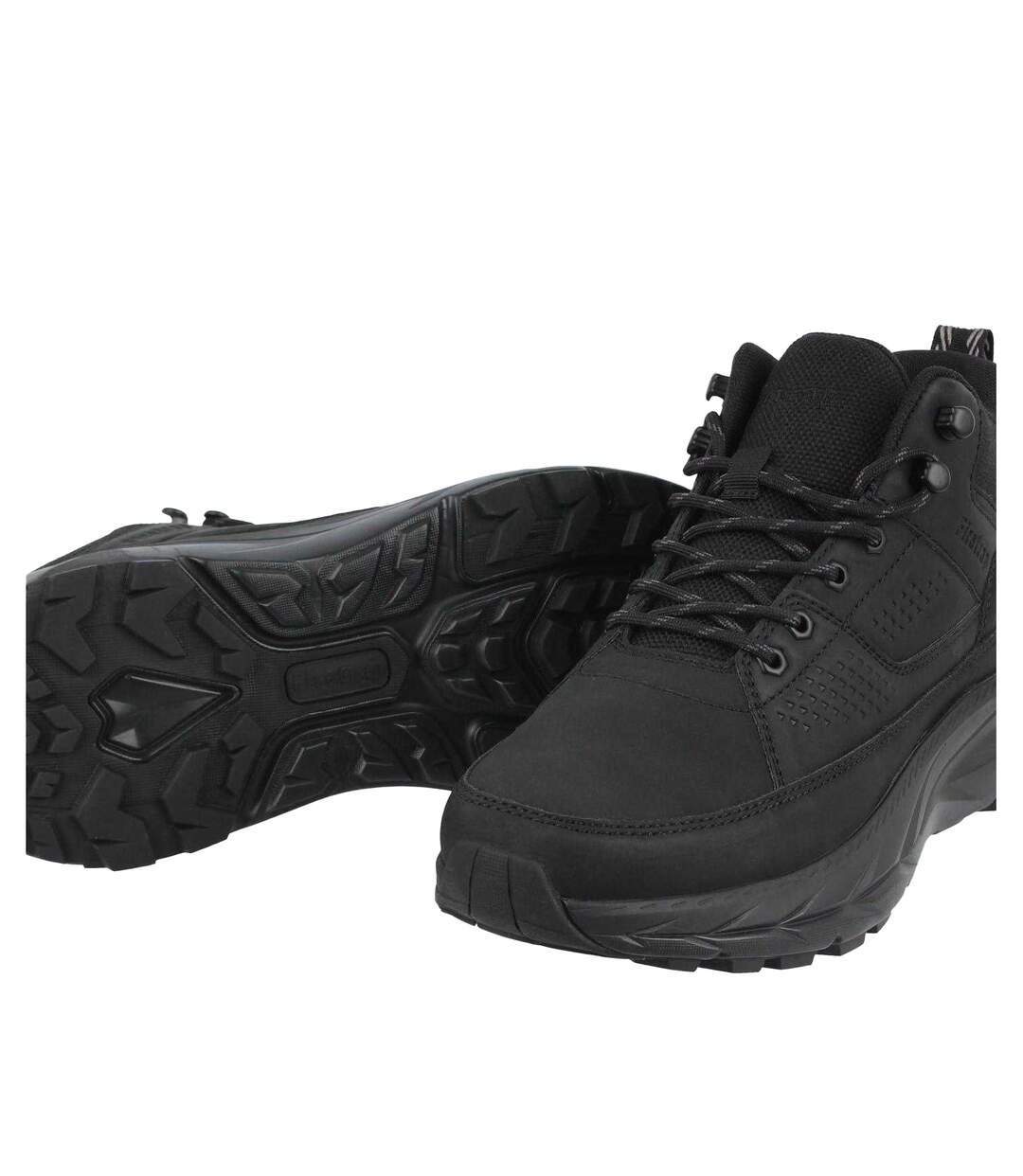 Chaussures Montantes De Randonnée Hiker Homme Noir Firetrap-4