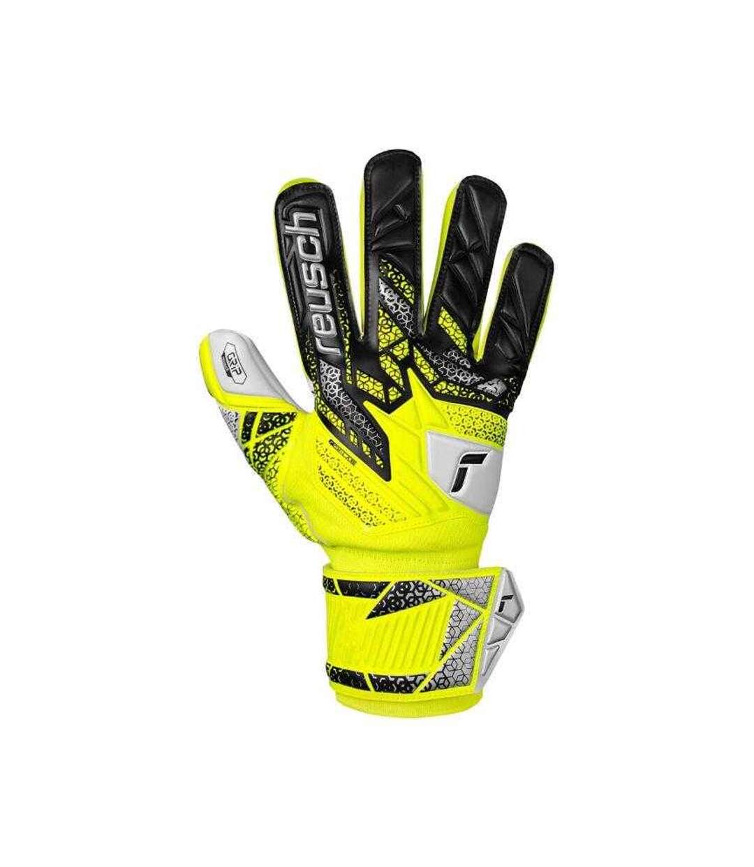 Gants De Gardien De But Attrakt Grip Homme Jaune Noir Reusch-1