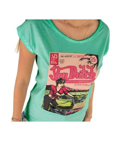 T-shirt femme en coton Story Vondutch