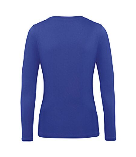 B&C Womens/Ladies Inspire Long Sleeve Tee (Cobalt Blue) - UTBC4001