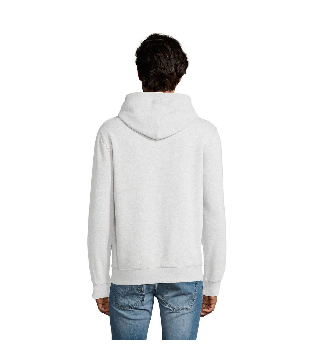 Sweat À Capuche Spencer Homme Cendre Chiné SOLS-3