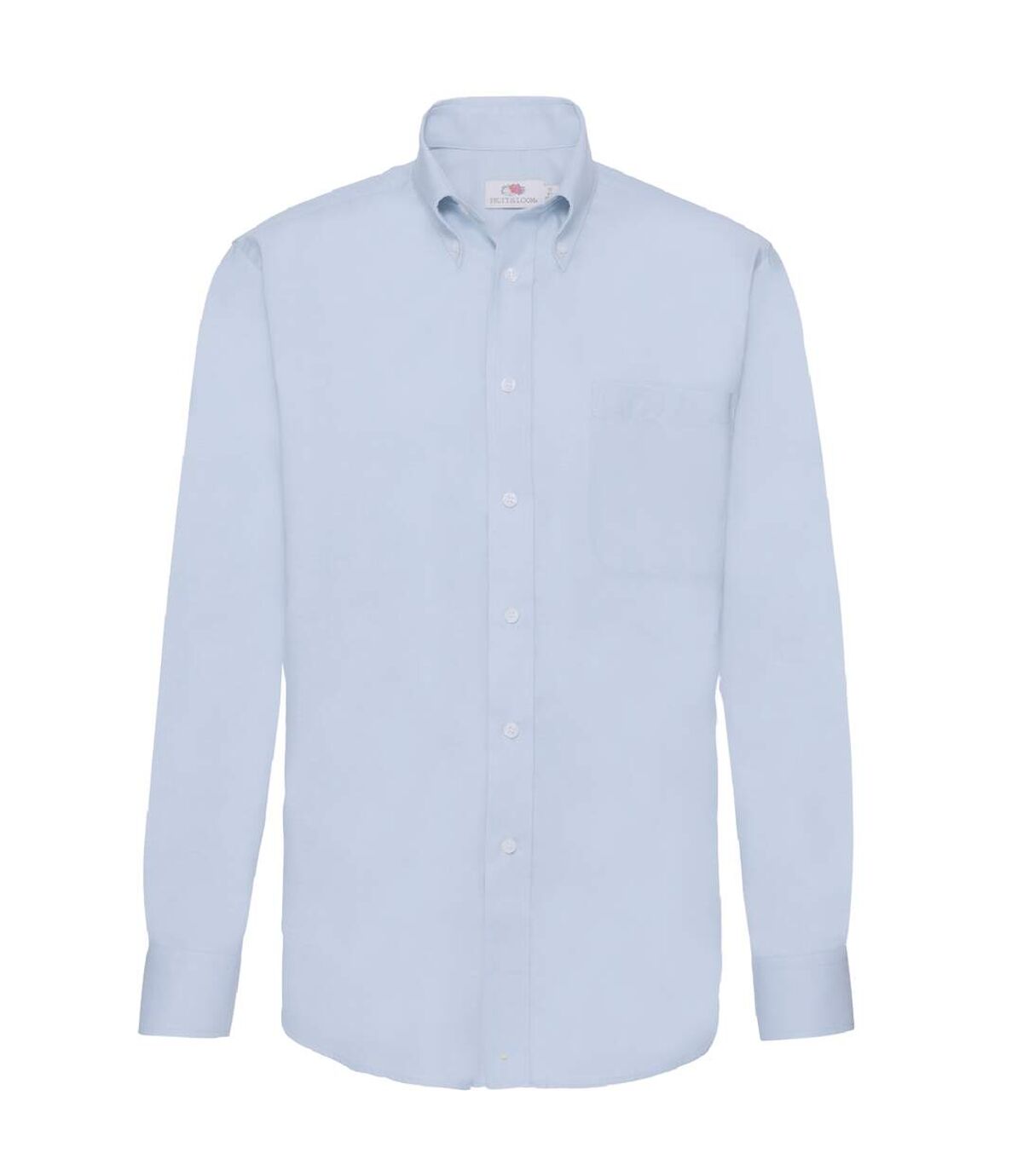 Fruit Of The Loom Mens Long Sleeve Oxford Shirt (Oxford Blue) - UTBC403
