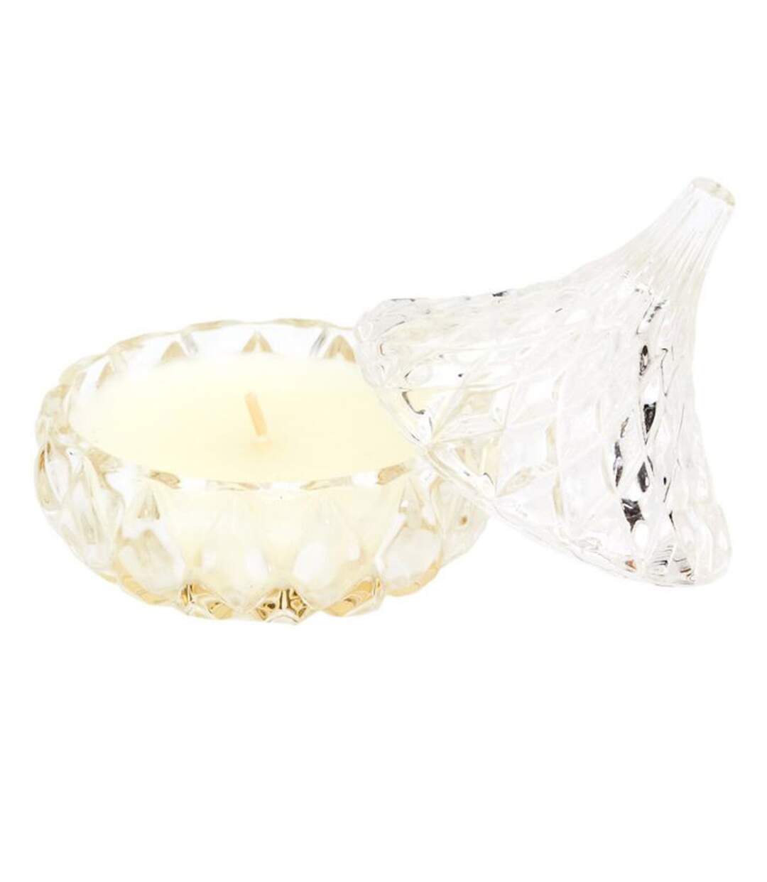 Bougie Parfumée Déco Ciselé 160g Fleur de Coton-1