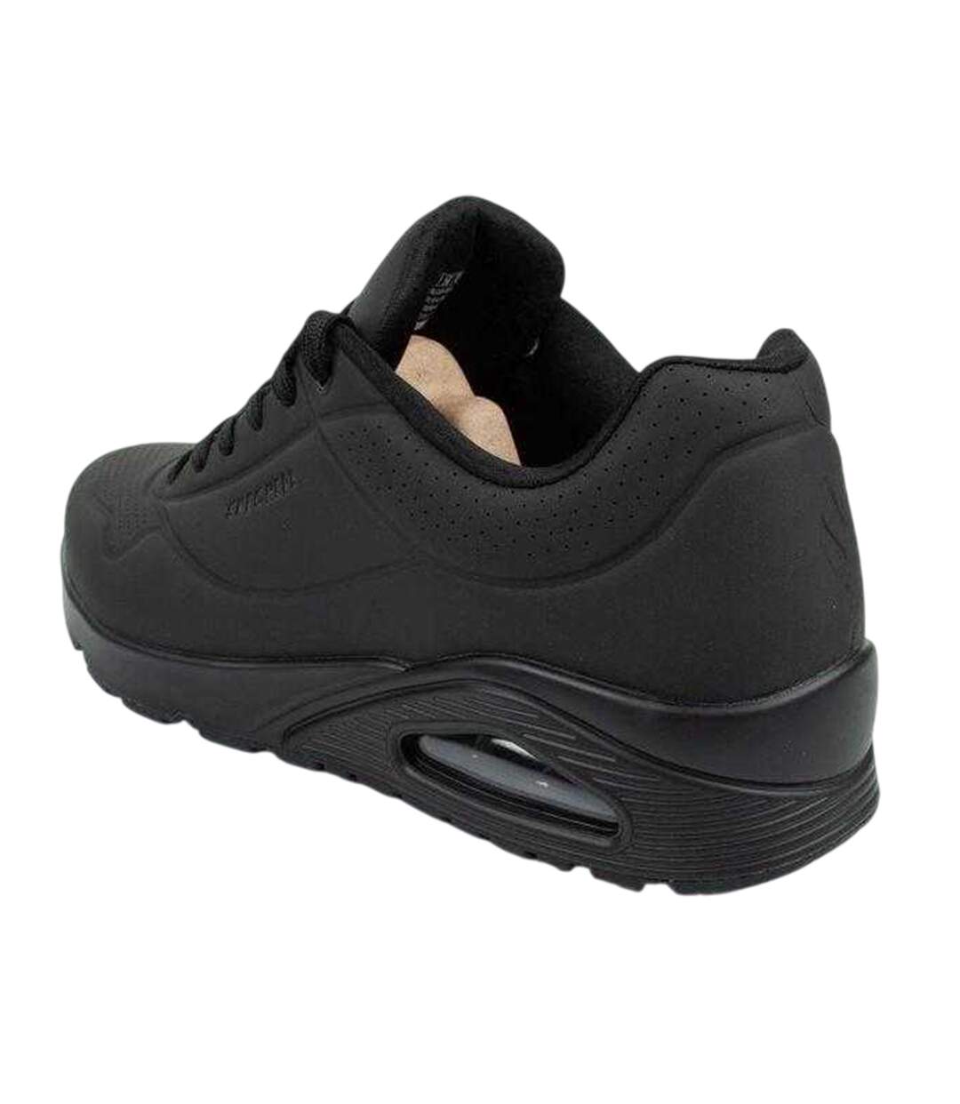 Baskets Uno Homme Noir Skechers-2