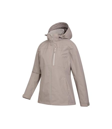 Veste imperméable rainforest extreme femme beige Mountain Warehouse