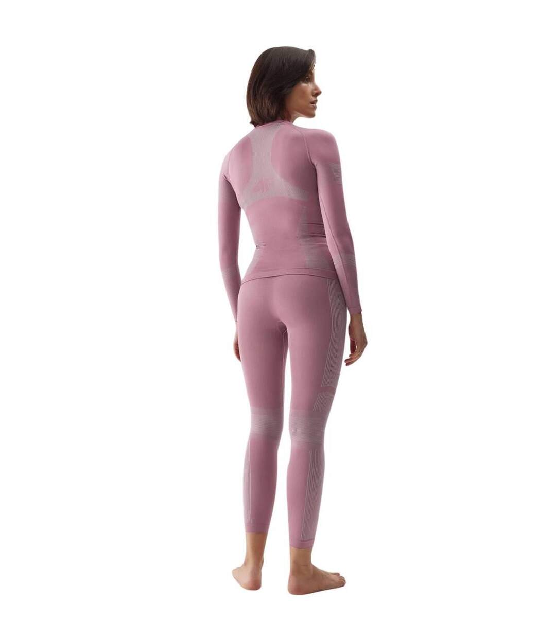 Legging F116 Femme Rose Foncé 4F-3