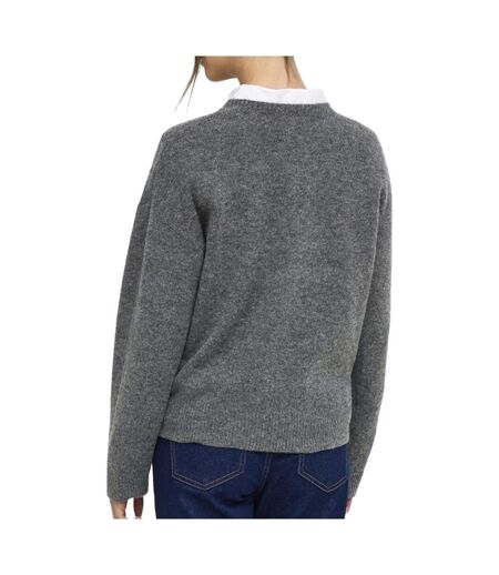 Pull gris foncé femme only lolivia