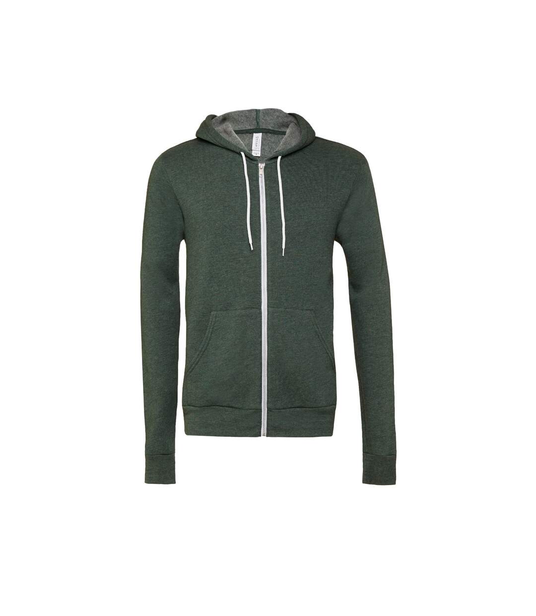 Veste à capuche adulte vert forêt chiné Bella + Canvas Bella + Canvas