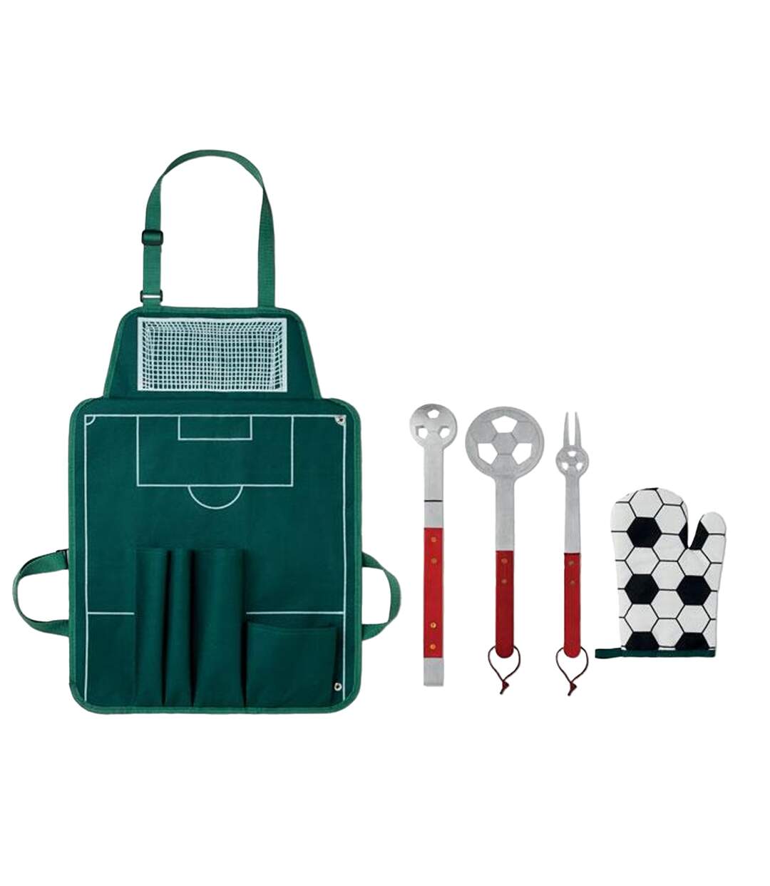 Donau bally football bbq tool set one size green MidOcean-3