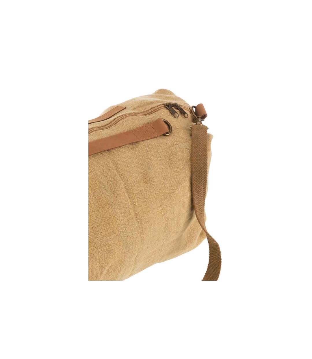 Sac de Plage Jute Lavée 60cm Beige-3