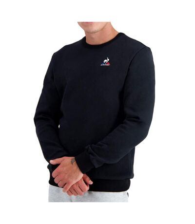 Sweat Noir Homme Le Coq Sportif Crew - L