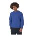 Sweatshirt À Manches Longues Pour Hommes Bleu Roi Chiné B&C-2