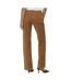Pantalon velours marron femme vero moda melisa straight-2