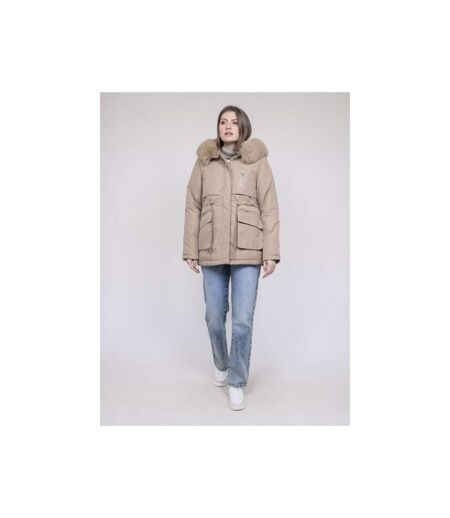 Parka à capuche avec fausse fourrure USMAR - Dona X Lisa